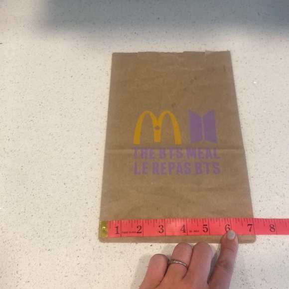 McDonalds BTS brown paper meal bag - Picture 6 of 6